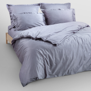 Постельное белье из сатина однотонного семейное - LS-19