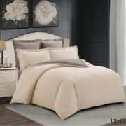 Постельное белье из сатина однотонного семейное - LS-77