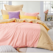 Постельное белье из сатина однотонного семейное - OD-34