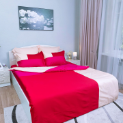 Постельное белье из сатина однотонного семейное - OD-36