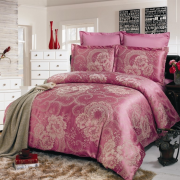 Постельное белье из сатин-жаккарда семейное - JC-02