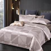 Постельное бельё из сатин-жаккарда 2 спальное европростыня 4 наволочки - СЖ-21