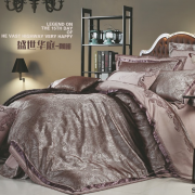 Постельное бельё из сатин-жаккарда 2 спальное европростыня 4 наволочки - СЖ-22