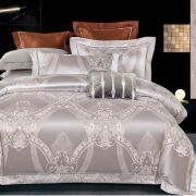 Постельное бельё из сатин-жаккарда 2 спальное европростыня 4 наволочки - СЖ-23