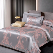 Постельное бельё из сатин-жаккарда 2 спальное европростыня 4 наволочки - СЖ-24