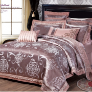 Постельное бельё из сатин-жаккарда 2 спальное европростыня 4 наволочки - СЖ-26