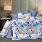 Постельное бельё из твил сатина 2 спальное европростыня - ТС-142