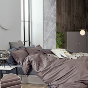 Постельное бельё из твил сатина 2 спальное европростыня - ТС-71