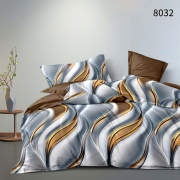 Постельное бельё из поплина зима-лето 2 спальное европростыня - ЗЛ-277