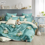 Постельное бельё из поплина зима-лето 2 спальное европростыня - ЗЛ-287