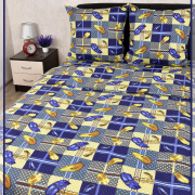 Постельное белье из бязи 1,5 спальное - Легкое перышко 5554 вид 1