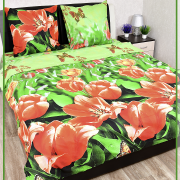 Постельное белье из бязи 2 спальное - Тюльпаны 3036