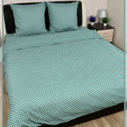 Постельное белье из бязи 1,5 спальное - Вестерн вид 4/6 морская волна