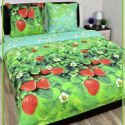  2 спальное - Земляника 3033(4366)