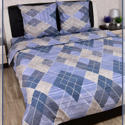 Постельное белье из Шуйской бязи Евро-макси - Геометрия 21612-1