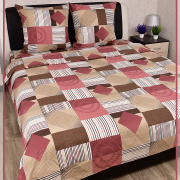 Постельное белье из Шуйской бязи Евро-макси - Квадро 20792-2