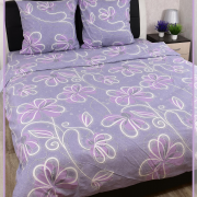 Постельное белье из Шуйской бязи Евро-макси - Ласка 8999-1