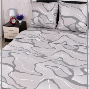 Постельное белье из Шуйской бязи 1,5 спальное - Мрамор 22133-1