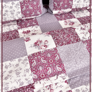 Пэчворк бордовый 9909-1