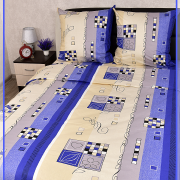 Постельное белье из Шуйской бязи 1,5 спальное - Роспись 7351-1