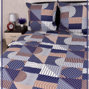 Постельное белье из Шуйской бязи 2 спальное - Штрих 21720-1