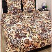 Постельное белье из Шуйской бязи 2 спальное б/ш - Сухоцветы 21917-1