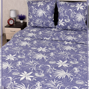 Постельное белье из Шуйской бязи 2 спальное - Травинки 21280-1