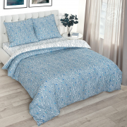 Постельное белье из поплина простыня на резинке deluxe евро - Терри