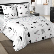 Детское постельное белье из поплина 1,5 спальное - Фанни