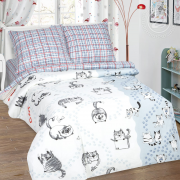 Детское постельное белье из поплина 1,5 спальное - Мейсон