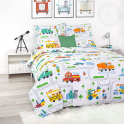 Детское постельное белье из поплина 1,5 спальное - Помощник