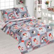 Детское постельное белье из поплина 1,5 спальное - Сладкая парочка