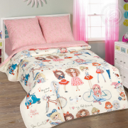 Детское постельное белье из поплина 1,5 спальное - Стиляги