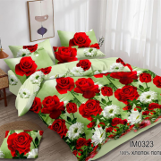 Постельное белье из поплина семейное - П-226