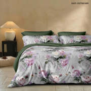 Постельное белье из поплина 2 спальное европростыня - П-53