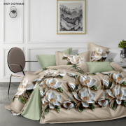 Постельное белье из поплина евро - П-61