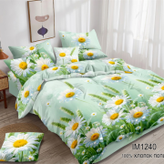 Постельное белье из поплина евро - П-662