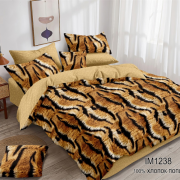 Постельное белье из поплина 1,5 спальное - П-668