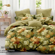 Постельное белье из поплина 2 спальное европростыня - П-686