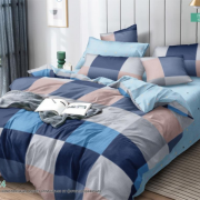 Постельное белье из поплина 2 спальное европростыня - П-82