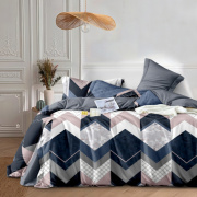 Постельное белье из поплина 2 спальное европростыня - П-85