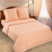 Ткань набивная Поплин 220 см. х 33 м. - Персик