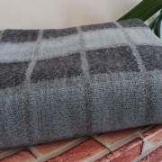 Одеяло шерстяное 50% 140*205 - Цветная клетка 4 О-1