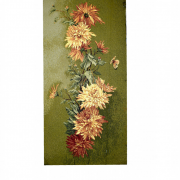 Купон гобеленовый 35x70 - Астры