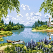 Купон гобеленовый 130x70 - Август