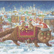 Купон гобеленовый 50x73 - Давайте жить дружно