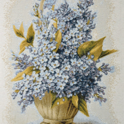  35x50 - Корзина незабудок