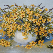  45x35 - Роскошный жёлтый букет