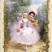 Купон гобеленовый 155x70 - Урок танца