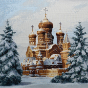 Купон гобеленовый 50x70 - Утро перед Рождеством